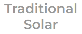 Traditional solar